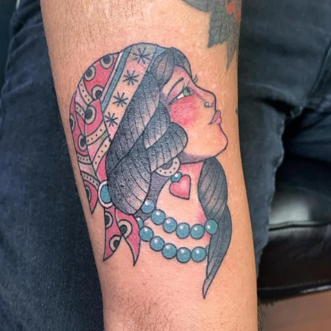Tattoo Woman Traditional